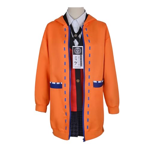 CR ROLECOS Yomozuki Runa Cosplay JK Schuluniform Anime Cosplay Yomozuki Runa Kostüm Outfit Halloween Karneval XXL von CR ROLECOS