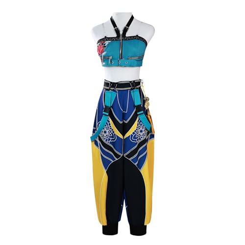 CR ROLECOS Zoe Cosplay Demon Hunters Cosplay Zoey Kostüm Outfit Zoe Uniform Komplettes Set Halloween Party Karneval Dress Up Anzug L von CR ROLECOS
