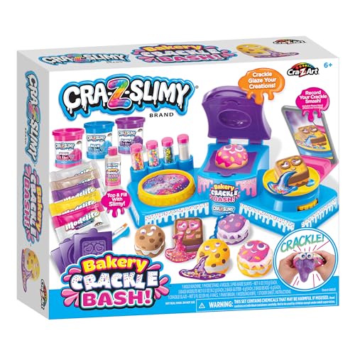 CRA-Z-ART CRA-Z-Slimy Bakery Crackle Bash, Clay Cracking, Schleimspielzeug, Modelliermasse, ASMR-Spielzeug, Sensorisches Spielzeug, vorgefertigter Schleim, Knisterglasur CRA-Z-ART CRA-Z-Slimy Bakery Crackle Bash, Clay Cracking, Schleimspielzeug, Modelliermasse, ASMR-Spielzeug, Sensorisches Spielzeug, vorgefertigter Schleim, Knisterglasur von CRA-Z-ART