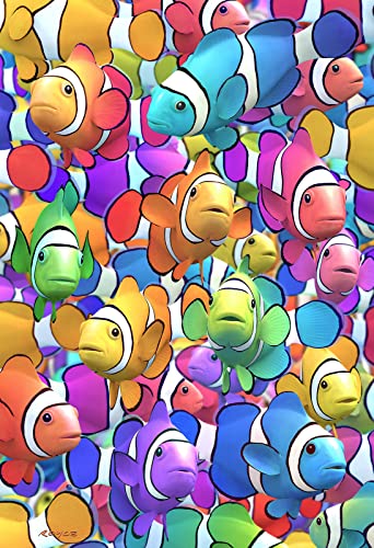 Cra-Z-Art - RoseArt – Super Deep 3D – Clownfische Magie – 300 Teile Puzzle von CRA-Z-ART