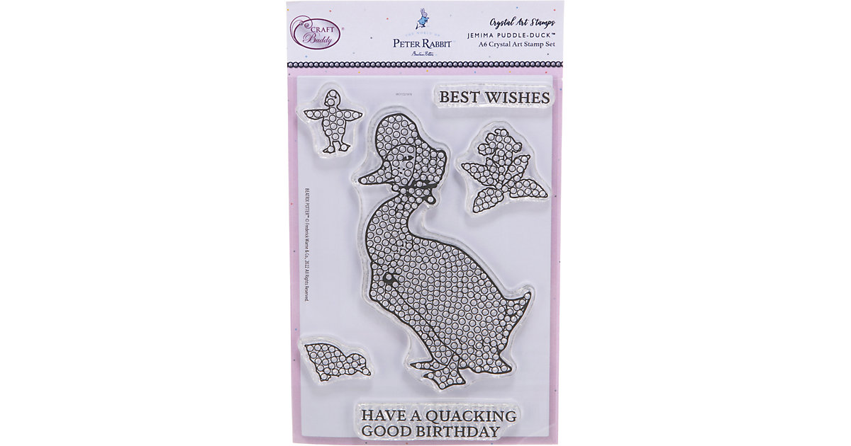 Jemima Puddle-Duck - Crystal Art A6 Stempelset Jemima Puddle-Duck - Crystal Art A6 Stempelset von CRAFT Buddy