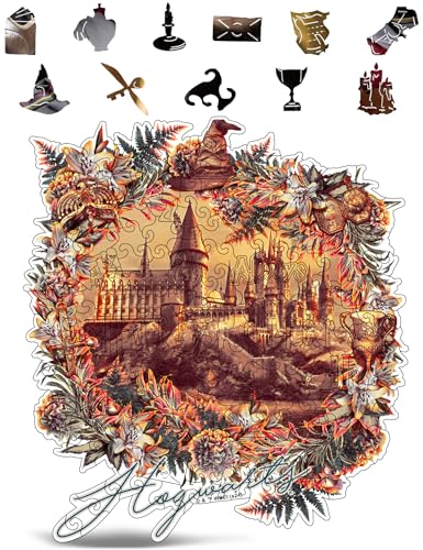 CRAFTHUB Harry Potter Hogwarts Castle - Utilitarian Romance Holzpuzzle, Magische Puzzles für Erwachsene & Kinder, für Spieleabend, Geburtstagsgeschenk, Geschenkidee CRAFTHUB Harry Potter Hogwarts Castle - Utilitarian Romance Holzpuzzle, Magische Puzzles für Erwachsene & Kinder, für Spieleabend, Geburtstagsgeschenk, Geschenkidee von CRAFTHUB