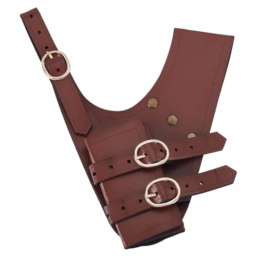 CRAFTYMELODY Mittelalterlicher Schwertfrosch Aus Kunstleder Mittelalterlicher Wikinger Schwerthalter Rapier Ritterscheide Dolch Mit Legierungsbeschlägen 211x174x25mm CRAFTYMELODY Mittelalterlicher Schwertfrosch Aus Kunstleder Mittelalterlicher Wikinger Schwerthalter Rapier Ritterscheide Dolch Mit Legierungsbeschlägen 211x174x25mm von CRAFTYMELODY