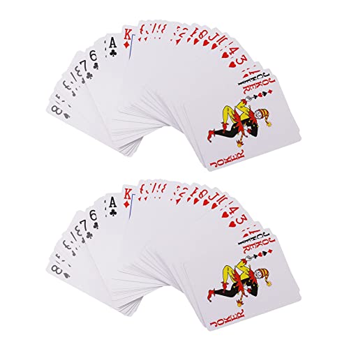 CRAKES 2 x Secret Poker-Karten, die durch Karten von Zauberspielzeug gekennzeichnet sind Poker Zaubertricks von CRAKES