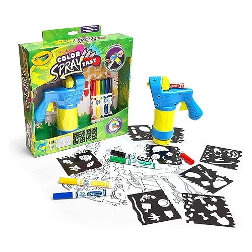 CRAYOLA - Color Spray Easy, manueller Airbrush, Kreative Beschäftigung und Geschenk für Kinder, ab 7 Jahren, 25-7494 von CRAYOLA