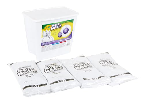 CRAYOLA – 57-4400.0030 – Model Magic im Fässchen, Weiß von CRAYOLA