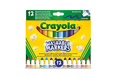 CRAYOLA - 12 Filzstifte Kinder Auswaschbar, Ungiftige Mit Maxi-Konischer Spitze, Fasermaler Kinder, Ab 3 Jahre, 58-8340 CRAYOLA - 12 Filzstifte Kinder Auswaschbar, Ungiftige Mit Maxi-Konischer Spitze, Fasermaler Kinder, Ab 3 Jahre, 58-8340 von CRAYOLA