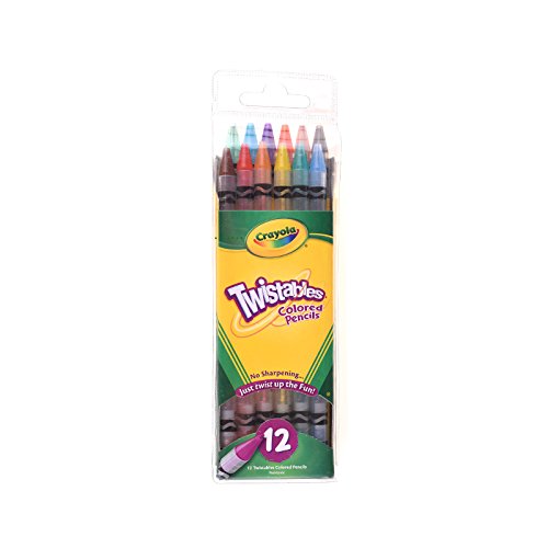 CRAYOLA 68-7408 FBA_68-7408 Twistables Buntstifte, Stück, Sortiert, 12 Count (Pack of 1) von CRAYOLA