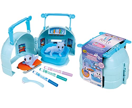 CRAYOLA - Washimals Adventure Arctic Iglu Set zum Malen und Baden für Welpen, kreative Aktivität und Geschenk für Kinder ab 3 Jahren - 74-7477 von CRAYOLA