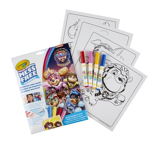 CRAYOLA - Color Wonder, Coloring Set mit 18 Malvorlagen und 4 Filzstiften ohne Flecken, Motiv Paw Patrol, mehrfarbig, 75-7007 CRAYOLA - Color Wonder, Coloring Set mit 18 Malvorlagen und 4 Filzstiften ohne Flecken, Motiv Paw Patrol, mehrfarbig, 75-7007 von CRAYOLA