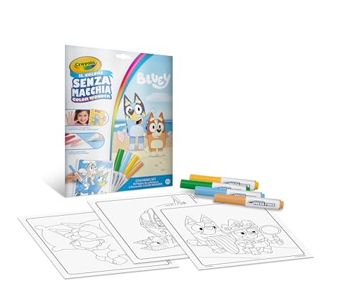 CRAYOLA - Color Wonder, Coloring Set mit 18 Malvorlagen und 4 Filzstiften ohne Flecken – Blue – Kreative Aktivität für Kinder – Alter 3,4,5 Jahre – Code 25-2903 CRAYOLA - Color Wonder, Coloring Set mit 18 Malvorlagen und 4 Filzstiften ohne Flecken – Blue – Kreative Aktivität für Kinder – Alter 3,4,5 Jahre – Code 25-2903 von CRAYOLA