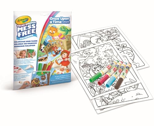 CRAYOLA - Color Wonder, Malset mit 18 Ausmalseiten und 4 nicht fleckenden Filzstiften, Thema Es War Einmal, Kreative Beschäftigung für Kinder, 3,4,5 Jahre, 75-2816 CRAYOLA - Color Wonder, Malset mit 18 Ausmalseiten und 4 nicht fleckenden Filzstiften, Thema Es War Einmal, Kreative Beschäftigung für Kinder, 3,4,5 Jahre, 75-2816 von CRAYOLA