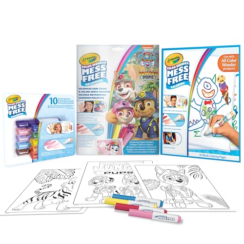 CRAYOLA - Color Wonder, Set Bequemlichkeit Farbe ohne Flecken, Thema Paw Patrol, kreative Aktivität für Kinder, Alter 3,4,5 Jahre, 7609 CRAYOLA - Color Wonder, Set Bequemlichkeit Farbe ohne Flecken, Thema Paw Patrol, kreative Aktivität für Kinder, Alter 3,4,5 Jahre, 7609 von CRAYOLA