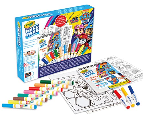 CRAYOLA – Color Wonder Mess Free, Paw Patrol Geschenkset, Malvorlagen, Aufkleber, Makelfreie Filzstifte, Mehrfarbig, 75-2832 von CRAYOLA
