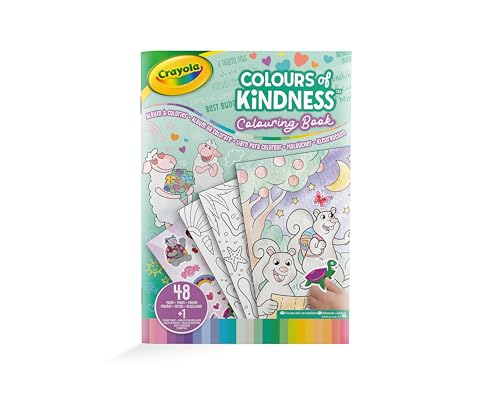 CRAYOLA - Colours of Kindness, Ausmalbuch mit 48 Seiten und 1 Stickerbogen, 25-2737G CRAYOLA - Colours of Kindness, Ausmalbuch mit 48 Seiten und 1 Stickerbogen, 25-2737G von CRAYOLA
