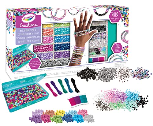 CRAYOLA - Creations, Super Set Buchstaben und Perlen, Kreative Beschäftigung und Geschenk für Mädchen, ab 8 Jahren, 04-2922 von CRAYOLA