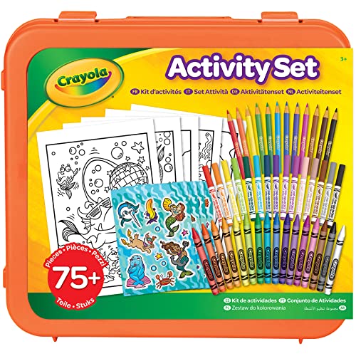 CRAYOLA – Etui mit Waschbaren Markern, Buntstiften, Bleistiften, 95 Stück, Kreative Aktivität für Kinder, 04-1089 von CRAYOLA
