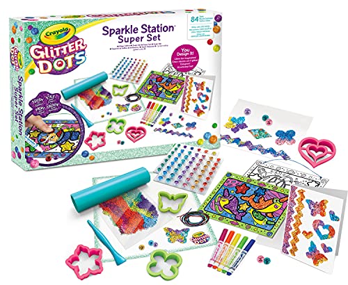 CRAYOLA - Glitter Dots, Sparkle Station super Set, glitzernde Dekorationen mit modellierbarem Glitter herstellen, kreative aktivität und Geschenkidee, ab 6 Jahren, 25-1085 CRAYOLA - Glitter Dots, Sparkle Station super Set, glitzernde Dekorationen mit modellierbarem Glitter herstellen, kreative aktivität und Geschenkidee, ab 6 Jahren, 25-1085 von CRAYOLA