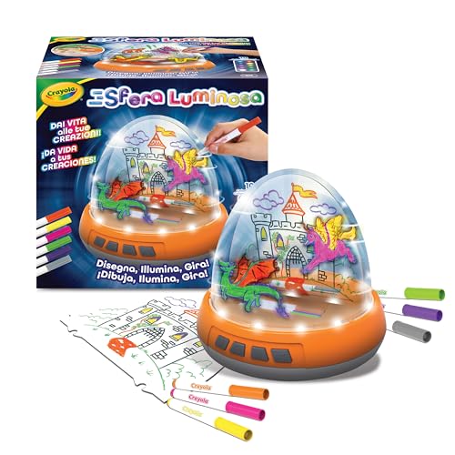 CRAYOLA - Leuchtkugel, erstellt Designs, die sich leuchten und drehen, kreative Aktivität und Geschenkidee für Kinder ab 6 Jahren, 25-5985 von CRAYOLA