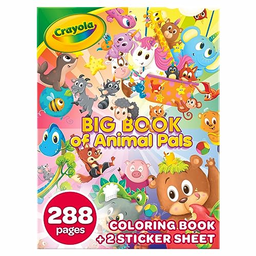 CRAYOLA Malbuch, großes Buch der Tierfreunde, 288 Malvorlagen, Geschenk für Kinder, Alter 3, 4, 5, 6 CRAYOLA Malbuch, großes Buch der Tierfreunde, 288 Malvorlagen, Geschenk für Kinder, Alter 3, 4, 5, 6 von CRAYOLA