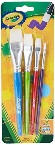 CRAYOLA Paintbrushes-Flat 4/Pkg von CRAYOLA
