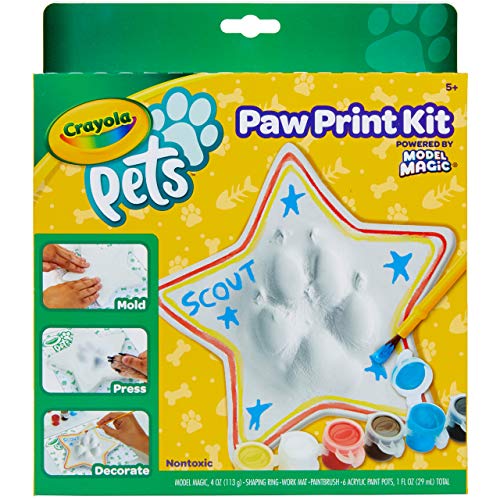 CRAYOLA Pets - Abdruck-Set, um den Pfotenabdruck deines Haustieres in einen dekorativen Gegenstand zu verwandeln, der für immer bleibt, Sternform, 57-0204 CRAYOLA Pets - Abdruck-Set, um den Pfotenabdruck deines Haustieres in einen dekorativen Gegenstand zu verwandeln, der für immer bleibt, Sternform, 57-0204 von CRAYOLA