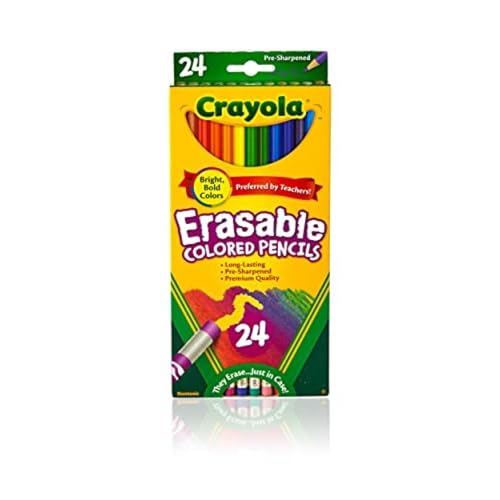 CRAYOLA Radierbare Buntstifte, 24 Stück CRAYOLA Radierbare Buntstifte, 24 Stück von CRAYOLA
