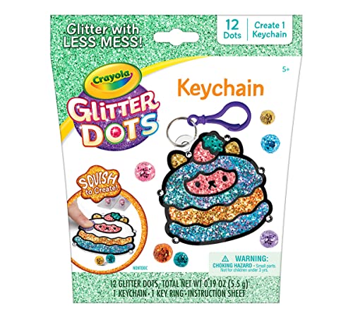 CRAYOLA Schlüsselanhänger mit Glitzerpunkten von CRAYOLA