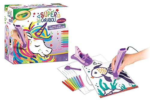 CRAYOLA Super Ceraboli Neon, Stift zum Schmelzen von Farben, geeignet für Kinder ab 8 Jahren von CRAYOLA