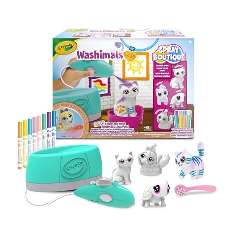 Crayola Wahimals Pets - Sprühboutique, Activity Set Farbe waschen Airbrush, Ideal zum Verschenken, Altersempfehlung: ab 3 Jahren, 74-7517 Crayola Wahimals Pets - Sprühboutique, Activity Set Farbe waschen Airbrush, Ideal zum Verschenken, Altersempfehlung: ab 3 Jahren, 74-7517 von CRAYOLA