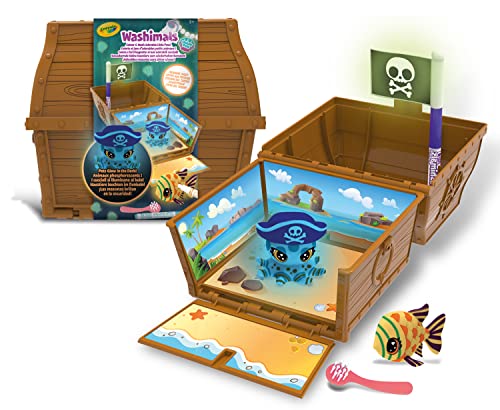 CRAYOLA - Washimals Ocean Glow Pets - Schatztruhen-Set, zum Ausmalen und Baden von Tierfiguren, Spiel und Geschenk für Kinder, ab 3 Jahren, 74-7510 CRAYOLA - Washimals Ocean Glow Pets - Schatztruhen-Set, zum Ausmalen und Baden von Tierfiguren, Spiel und Geschenk für Kinder, ab 3 Jahren, 74-7510 von CRAYOLA