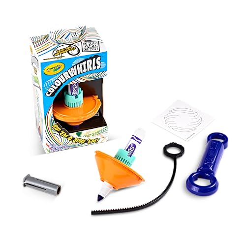 Crayola, ColourWhirls, das Farbkreiselspiel, Set mit 1 Kreisel, sortierte Farben, Herausforderungen für Familie und Freunde, Spiel und kreatives Geschenk für Kinder, ab 6 Jahren, 74-7649 Crayola, ColourWhirls, das Farbkreiselspiel, Set mit 1 Kreisel, sortierte Farben, Herausforderungen für Familie und Freunde, Spiel und kreatives Geschenk für Kinder, ab 6 Jahren, 74-7649 von CRAYOLA