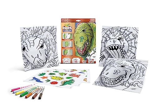 CRAYOLA POPS - 3D-Aktivitätsset, zum Ausmalen und Erstellen von 3D-Bildern, kreative Beschäftigung und Geschenk für Kinder, Thema Dinosaurier, ab 6 Jahren, 04-2800 CRAYOLA POPS - 3D-Aktivitätsset, zum Ausmalen und Erstellen von 3D-Bildern, kreative Beschäftigung und Geschenk für Kinder, Thema Dinosaurier, ab 6 Jahren, 04-2800 von CRAYOLA