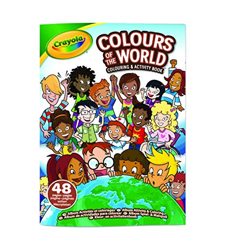 Crayola Colours of the World - Album Aktivität & Ausmalen , 48 Seiten zum Ausmalen und mit Lernaktivitäten, 25-0717 von CRAYOLA