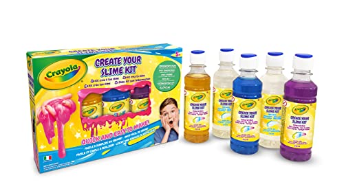 Crayola - Kreiere Dein Slime Set, zur Herstellung von farbigem Slime, Kreative Beschäftigung und Geschenk für Kinder, ab 5 Jahren, 25-2160 von CRAYOLA