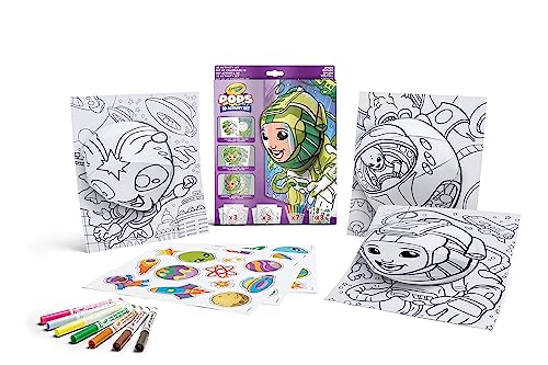 CRAYOLA POPS - 3D-Aktivitätsset, zum Ausmalen und Erstellen von 3D-Bildern, kreative Beschäftigung und Geschenk für Kinder, Thema Weltraum, ab 6 Jahren, 04-2806 CRAYOLA POPS - 3D-Aktivitätsset, zum Ausmalen und Erstellen von 3D-Bildern, kreative Beschäftigung und Geschenk für Kinder, Thema Weltraum, ab 6 Jahren, 04-2806 von CRAYOLA