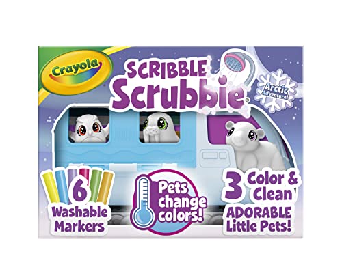 Crayola Scribble Scrubbie Pets Arctic Snow Explorer, Color & Wash Kreatives Spielzeug, Geschenk für Kinder, Alter 3, 4, 5, 6 Crayola Scribble Scrubbie Pets Arctic Snow Explorer, Color & Wash Kreatives Spielzeug, Geschenk für Kinder, Alter 3, 4, 5, 6 von CRAYOLA