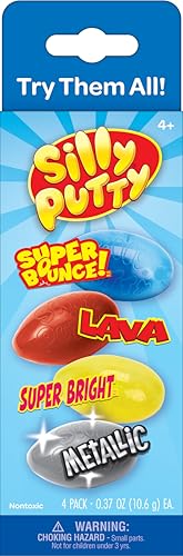 Crayola Silly Putty Specialty Variety Pack, 4 Ct, Fidget Toys for Kids, Sensory Putty Crayola Silly Putty Specialty Variety Pack, 4 Ct, Fidget Toys for Kids, Sensory Putty von CRAYOLA