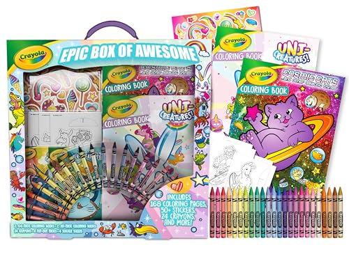 Crayola - Super-Set der Wunder, tragbares Malset mit Griff, kreative Beschäftigung und Geschenk für Kinder, ab 3 Jahren von CRAYOLA