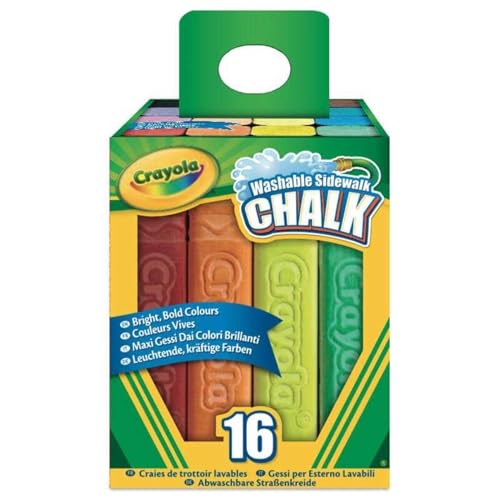 Crayola Washable Sidewalk Chalk 16 Ct. (Pack of 3) von CRAYOLA