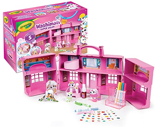 Crayola - Washimals, Super-Schönheitssalon, zum Bemalen und Baden der Jungtiere, Spiel und Geschenk für Kinder, ab 3 Jahren, 74-7500 Crayola - Washimals, Super-Schönheitssalon, zum Bemalen und Baden der Jungtiere, Spiel und Geschenk für Kinder, ab 3 Jahren, 74-7500 von CRAYOLA