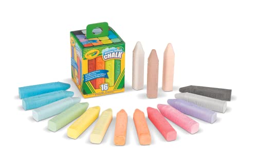 CRAYOLA - Abwaschbare Outdoor-Kreiden für Schule und Freizeit, 16 verschiedene leuchtende Farben, 51-4008 CRAYOLA - Abwaschbare Outdoor-Kreiden für Schule und Freizeit, 16 verschiedene leuchtende Farben, 51-4008 von CRAYOLA