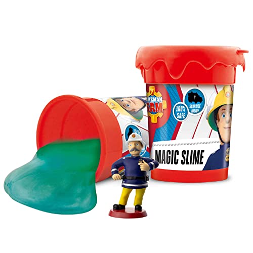 CRAZE MAGIC SLIME FIREMAN SAM | Schleim Kinder mit Überraschung - Slime Set 150 ml mit Feuerwehrmann Sam Figuren , sicher & rückstandsfrei von CRAZE