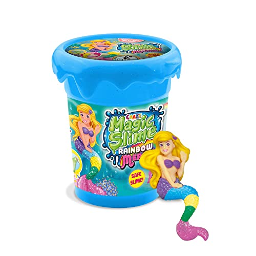 Craze Magic Slime Mermaid | Schleim Kinder in 110 ml Dose mit Meerjungfrau Spielzeug - Slime Set mit Überraschung, Rückstandsfrei, Mittel von CRAZE