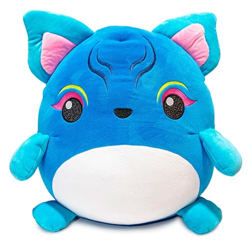 CRAZE 58183 Big Squishpets Plush Rycoonce, blau von CRAZE