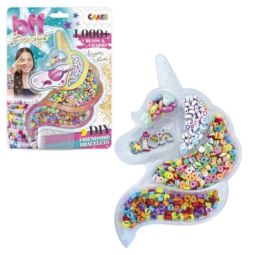 CRAZE BFF Blister Card - BFF Freundschaftsarmbänder Set, DIY Beadys Armbänder selber machen, Kinderschmuck Bastelset CRAZE BFF Blister Card - BFF Freundschaftsarmbänder Set, DIY Beadys Armbänder selber machen, Kinderschmuck Bastelset von CRAZE