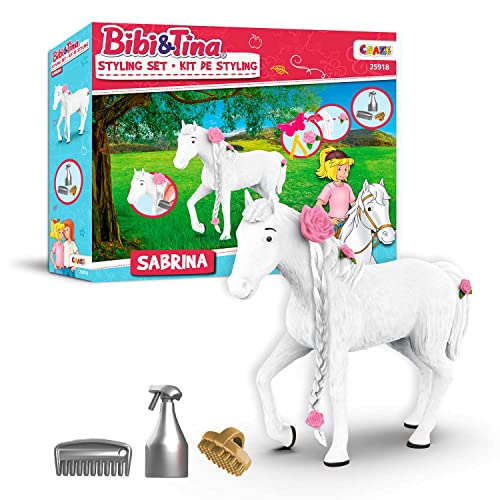 CRAZE Bibi und Tina Spielzeug Styling Sabrina Kinder Spielset Reiterhof Zubehör Box für Spielfiguren Pferde Spielzeug für Mädchen & Jungen Spiele ab 3 Jahre 25918 CRAZE Bibi und Tina Spielzeug Styling Sabrina Kinder Spielset Reiterhof Zubehör Box für Spielfiguren Pferde Spielzeug für Mädchen & Jungen Spiele ab 3 Jahre 25918 von CRAZE