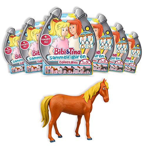 CRAZE Bibi und Tina Spielzeug Figuren 6er Multipack - Spielfiguren zum Sammeln und Tauschen, Pferde Spielzeug 41260 von CRAZE