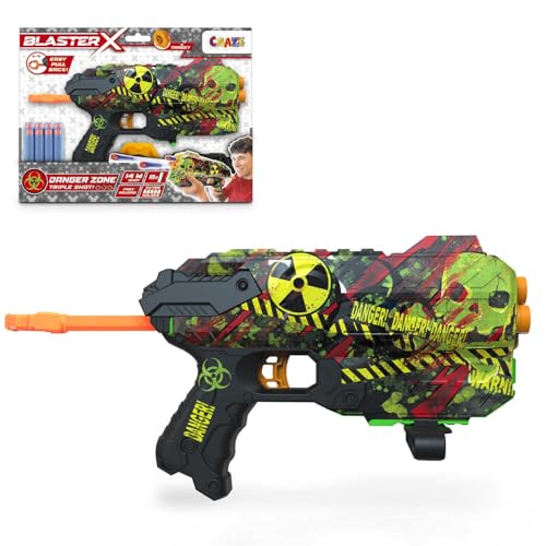 CRAZE Blaster-X Foam Guns Fury - Schaumstoff Pistole Kinder 30cm, 8 Darts, Schussweite 14m - Schaumstoff-Blaster Spielzeug CRAZE Blaster-X Foam Guns Fury - Schaumstoff Pistole Kinder 30cm, 8 Darts, Schussweite 14m - Schaumstoff-Blaster Spielzeug von CRAZE