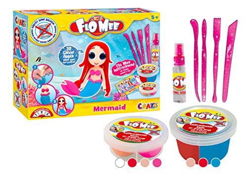 CRAZE FLO MEE Mermaid FloMee Meerjungfrau Set lufttrocknende flauschige Modelliermasse Knete für Kinder auf Wasserbasis 19771 CRAZE FLO MEE Mermaid FloMee Meerjungfrau Set lufttrocknende flauschige Modelliermasse Knete für Kinder auf Wasserbasis 19771 von CRAZE